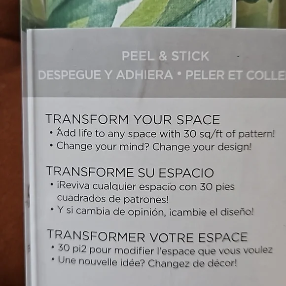 WALL POPS peel and stick wallpaper palm leaves 🍃 - Picture 10 of 15